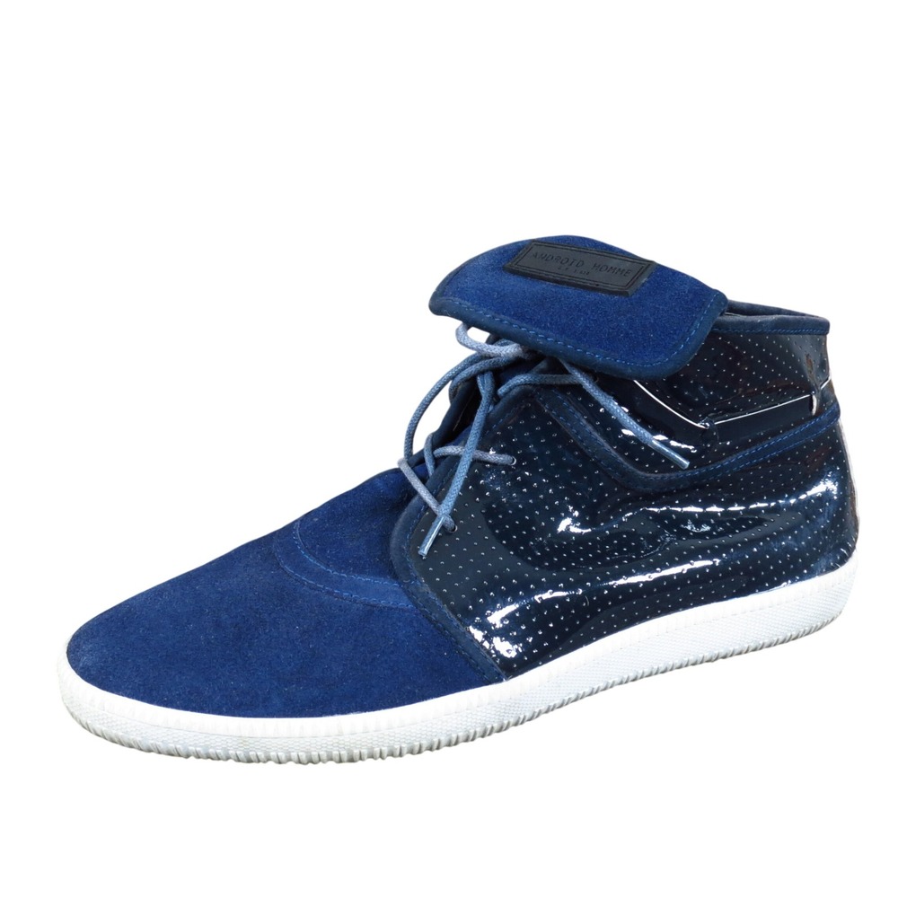 Android Homme Mid Mens Sneaker Size 11 Fashion Navy Suede Patent